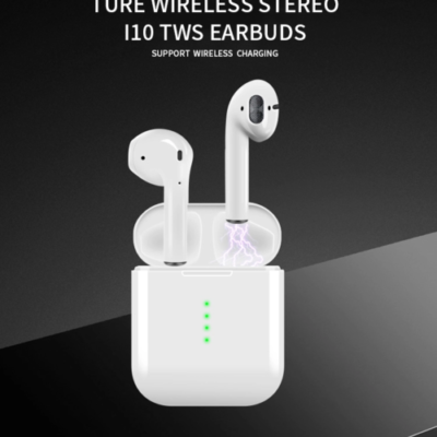 Bluetooth 5.0 Headsets i10 Tws Earbuds with Wireless Charging